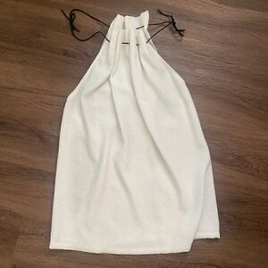NEW FINDERS White High Neck Dress